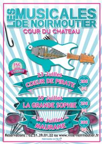 Les Musicales de Noirmoutier. Du 23 au 30 juillet 2016 à Noirmoutier-en-l'Île. Vendee.  21H00